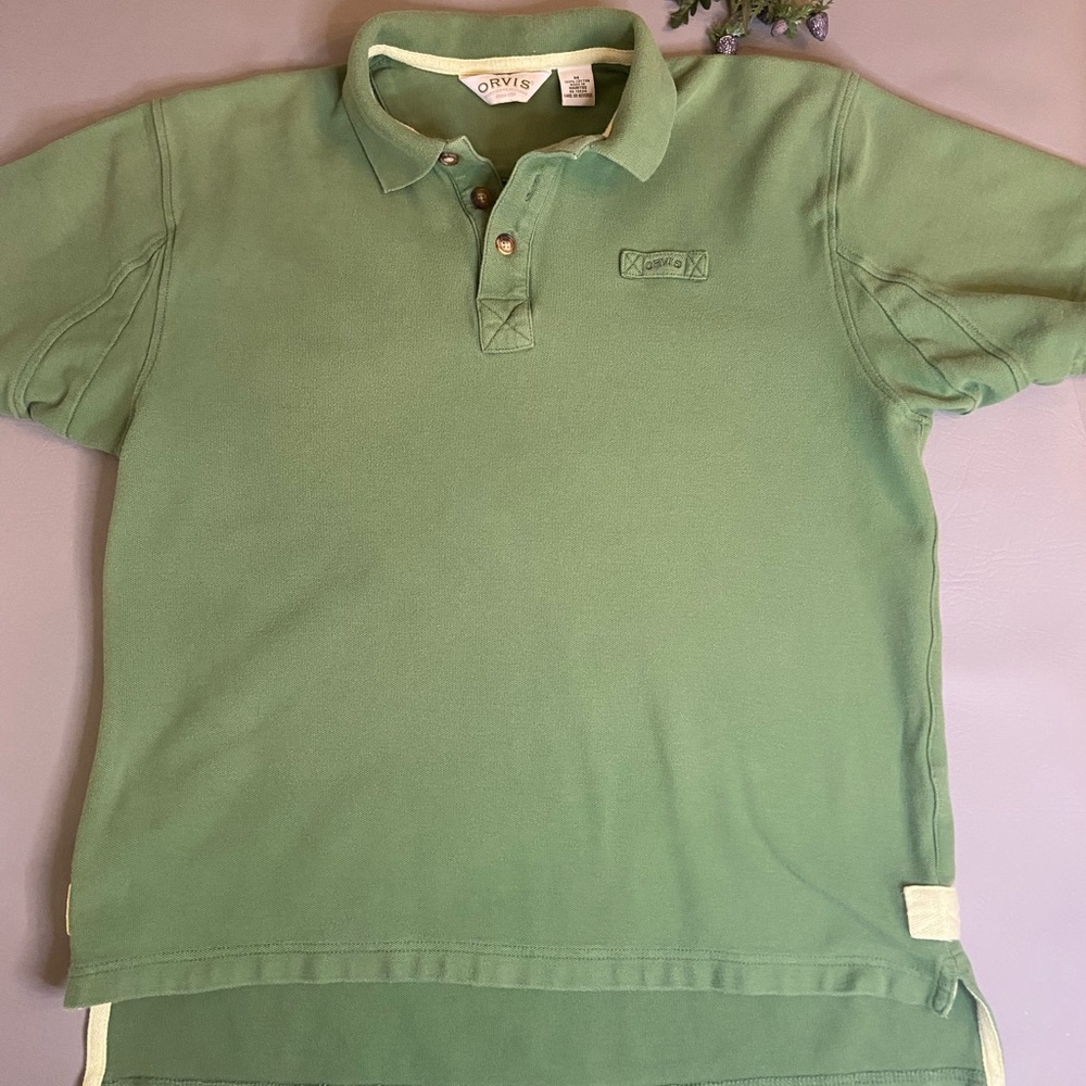 Orvis Polo Shirt Men’s Size M 100% Cotton